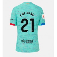 Camisa de time de futebol Barcelona Frenkie de Jong #21 Replicas 3º Equipamento Feminina 2023-24 Manga Curta